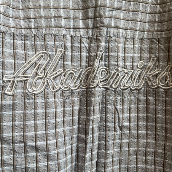 Akademiks Striped Button Down Shirt - Picture 7 of 12